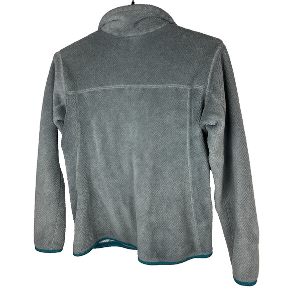 Patagonia Women's Re-Tool Snap-T Fleece Pullover Gray Teal Blue Women's Large - Picture 4 of 6